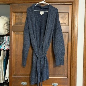 Knee length cardigan